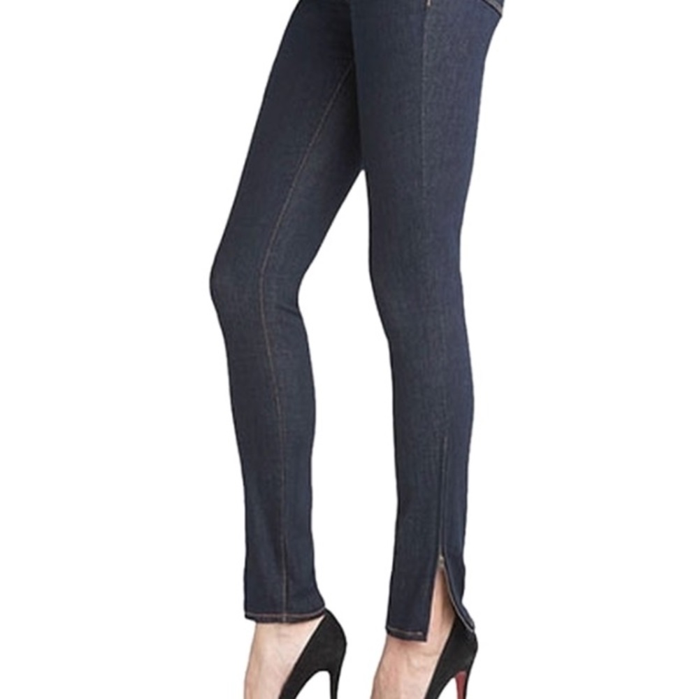 J Brand “The Deal” skinny jeans with zippers